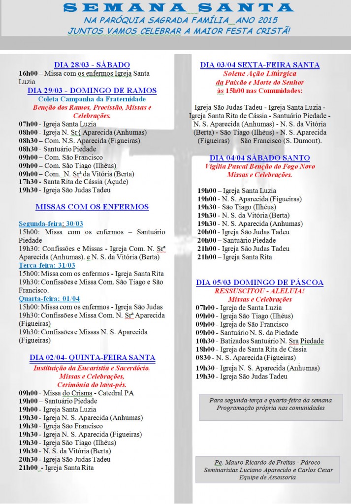 programacao-semana-santa-2015